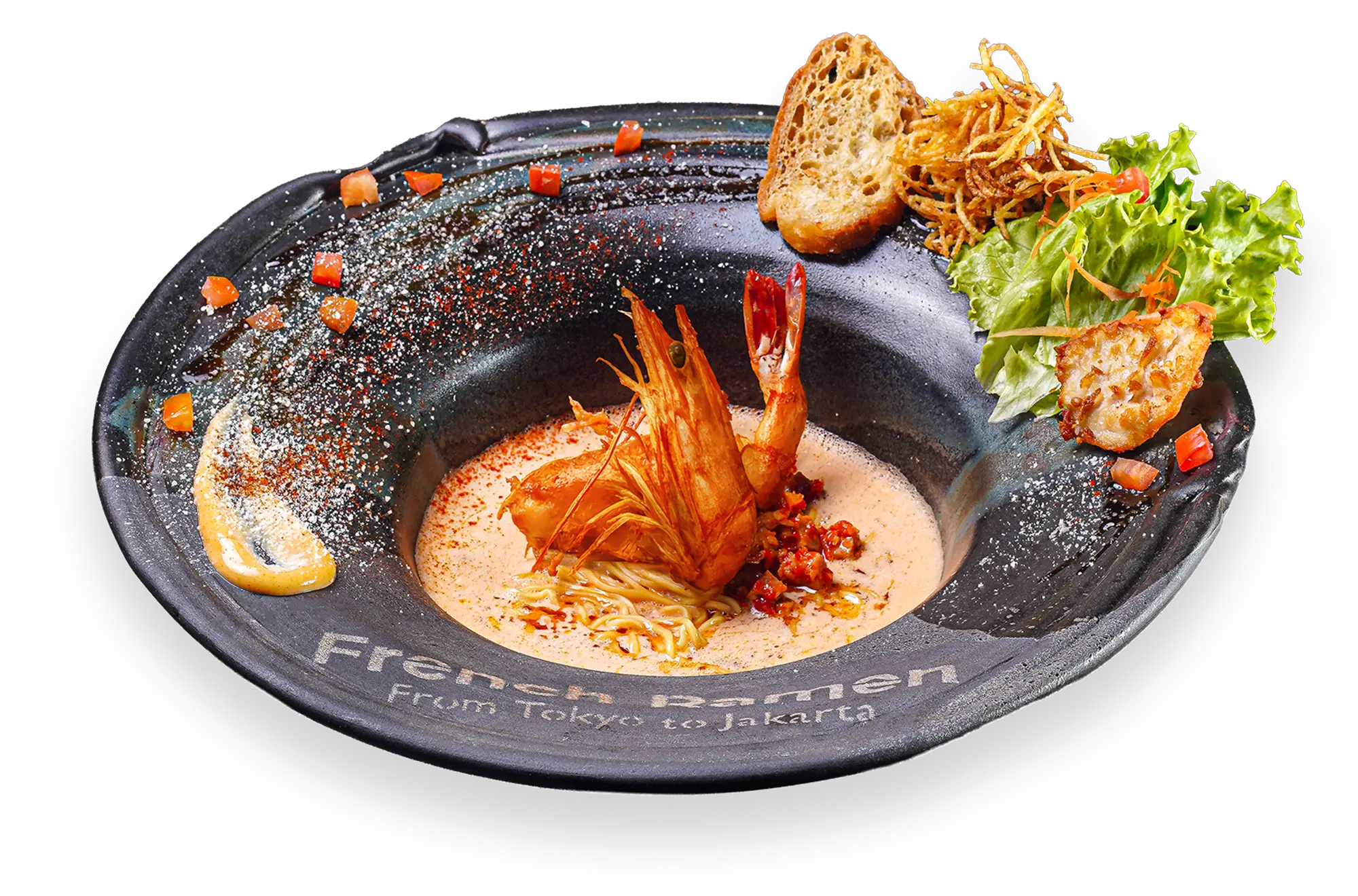 Premium Spicy Cheese Prawn Noodles